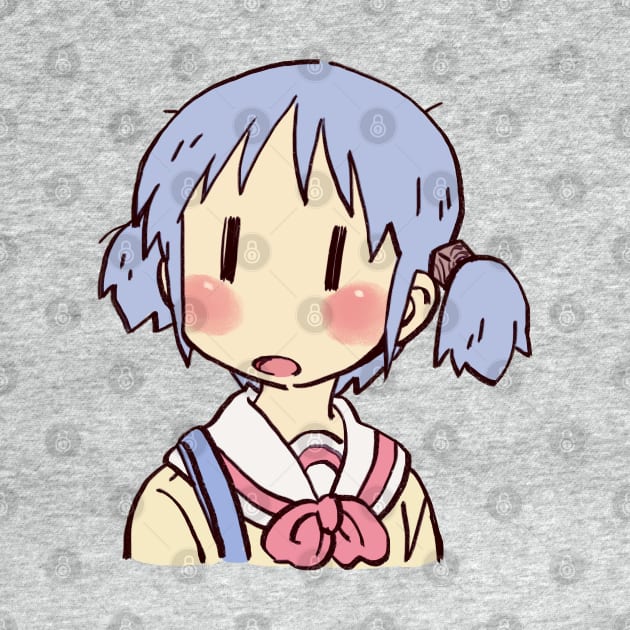 funny mio meme surprised face nichijou by mudwizard